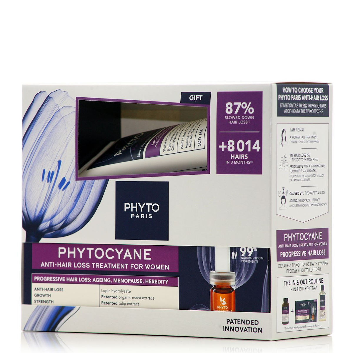 Phyto Phytocyane Progressive Σετ Θεραπείας Μαλλιών κατά της Τριχόπτωσης με Σαμπουάν
